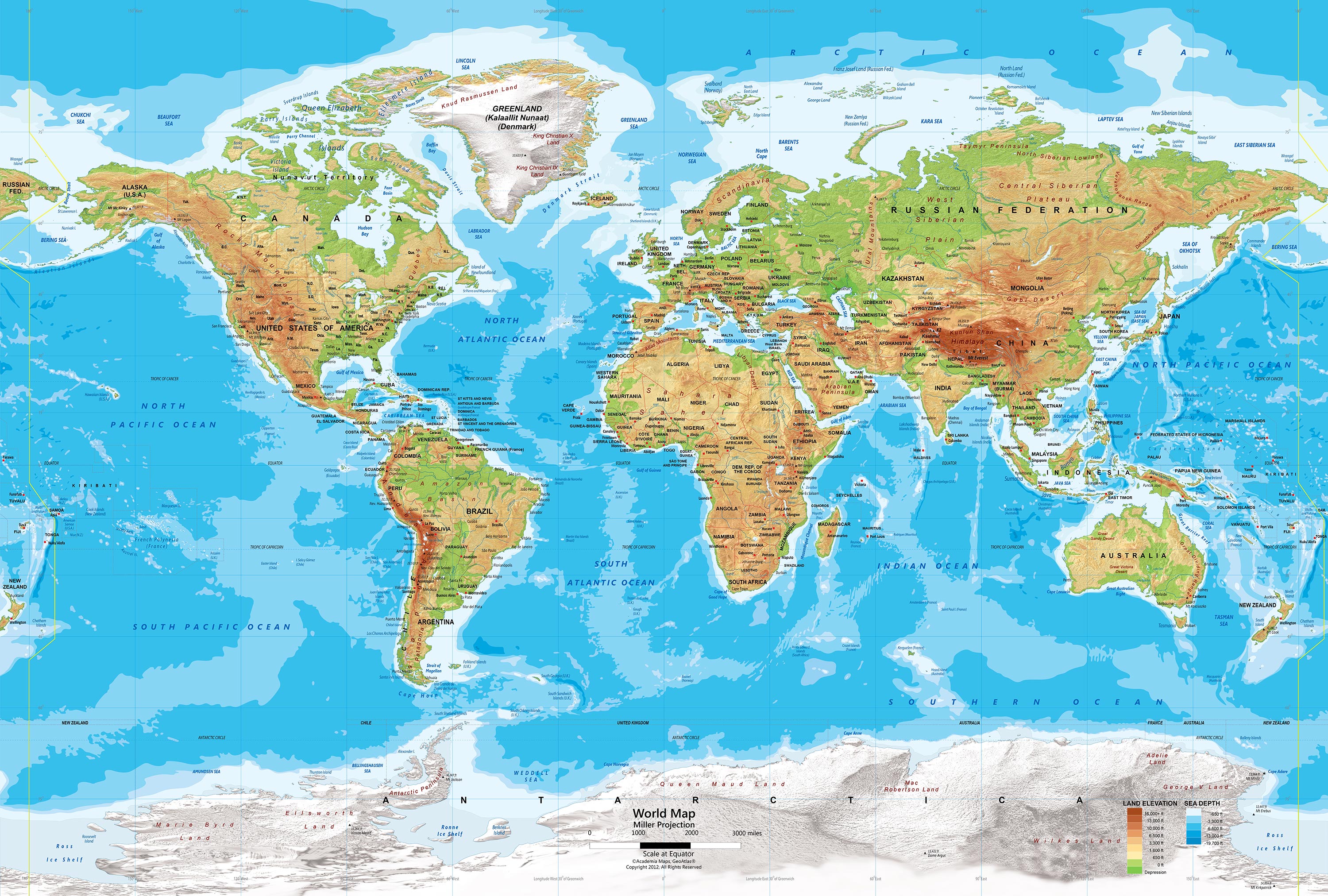 Moderat metal Jeg accepterer det Det geografiske kort - fysiske og tematiske kort | Geografi